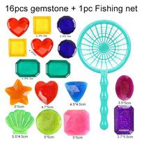 Realistic Goldfish And Gemstone Plastic Pool Decorations Diving Toys For Summer Water Play Entertainment