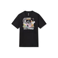 Converse Claw Machine T Shirts Men's Black Crew Neck Moderate Straight Fit 10023457-A01 M
