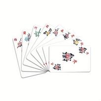 2 Sets - 1 Box of 144 Mahjong Cards+1 Box of 100 Arithmetic Chips.Travel - friendly Simple Packaging, Thickened Mahjong Poker Mini Paper Mahjong Cards 2pcs