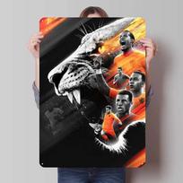 Virgilas van Dijkas Skardinis ženklas Sporto plakatas Interjero dekoracija Vintažinis metalinis ženklas Plokštelė Sienų meno dekoravimui Namų dekoras 7.9x11.8In(20x30cm)