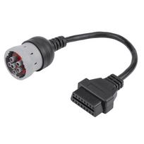 Truck Diagnose Interface Female 16 Pin OBD2 6 Pin Adapter Cable for Automotive Diagnostic Tool