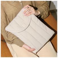 In Stock Quilted Embroidery iPad/MacBook Sleeve - Lightweight Space Cotton Protective Case Power Bag