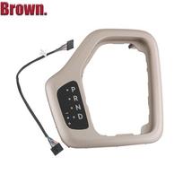 Car Center Shifter Bezel With Harness Kit 5Yd27Xsaaa For Jeep Cherokee 2014-2018 gray
