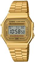 CASIO Digital Wristwatch Vintage Series A168WG-9W men women kids gold overseas model.