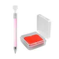 1/2Pcs Rhinestone Applicator Tool with Refill Wax Pads Rhinestone Picker Refillable Wax Pen DIY Nail Art Rhinestone Painting Dotting A