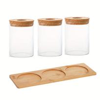 3 Pcs Acrylic Propagation Vase Set With Bamboo Tray Clear Glass Jars For Water Plant Rooting Home Tabletop Decor