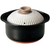 Banko ware Ginpo Pottery Chrysanthemum Rice Cooker Kohiki (3-cup capacity, finish)