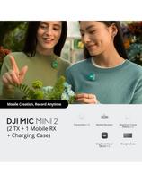 DJI Mic Mini 2 belaidė mikrofonų sistema, 2 TX + Mobile RX  CP.RN.00000532