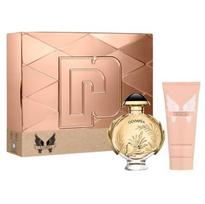 Rinkinys Paco Rabanne Olympea Solar moterims: kvapusis vanduo EDP 50 ml + kūno losjonas 75 ml