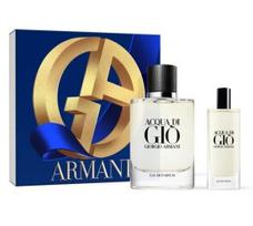 Tualetinio vandens rinkinys Giorgio Armani Acqua Di Gio vyrams: tualetinis vanduo EDT, 75 ml + EDT, 15 ml