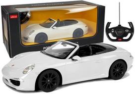 Radijo bangomis valdomas automobilis Porsche 911 Carrera S Rastar 1:12 baltas