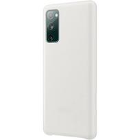 Apsauginis telefono dėklas, skirtas Samsung Galaxy S20, baltas su mikropluošto dangteliu