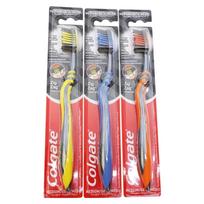 Colgate dantų šepetėlis su anglies šereliais ZigZag Charcoal Medium (vidutinio kietumo)