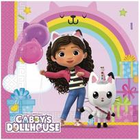 Gabby´s Dollhouse servetėlės, 20 vnt., 33x33 cm