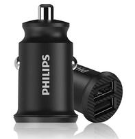 „Philips“ dvigubas USB A automobilinis įkroviklis