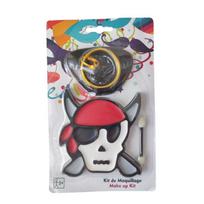 Veido makiažas, veido dažai, piratų rinkinys