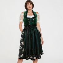 Moteriška suknelė, BPC Collection, žalia su gėlėmis