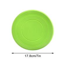 Šunų frisbio diskas, 17,8 cm, skraidanti lėkštė, žaislas šunims, žalias