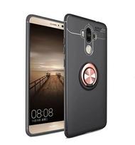 Telefono apsauginis dėklas, dangtelis Huawei Mate 9 juodas, magnetinis, su žiedu