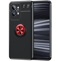 Telefono apsauginis dėklas, dangtelis Samsung Galaxy A73 5G juodas, magnetinis, su žiedu