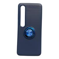 Telefono apsauginis dėklas, dangtelis Xiaomi 10/10 Pro, mėlynas, magnetinis, su žiedu