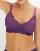 Moteriška liemenėlė Bonprix, nėriniuota, violetinė