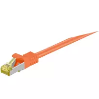 Tinklo kabelis Goobay 91588 RJ-45 Cat7 1 m oranžinis