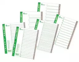 Skirstytuvas Forpus, A4, numeriai 1-20, plastikinis