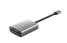 Trust 24136 kortelių skaitytuvas USB 3.2 Gen 1 (3.1 Gen 1) Type-C aliuminis