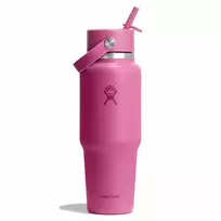 Hydro Flask Travel Bottle Wide Flex Straw Cap 32 oz 946 ml Reef