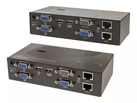 StarTech.com USB Dual VGA KVM Extender iki 300 m (Cat5/6)