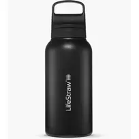 LifeStraw Go Series Stainless Steel 1L Nordic Noir Vandens Filtro Butelis