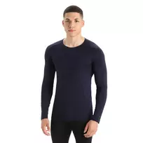 Icebreaker 200 Oasis L/S Crewe Thermal Active Top - Midnight Navy, dydis L