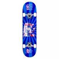 Enuff Lucha Libre 7.75 Complete Skateboard Blue-Pink
