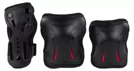 SFR Triple Pads Set Candi L – kelių, alkūnių ir riešų apsaugos rinkinys riedučiams, riedlentei, paspirtukui, dviračiui