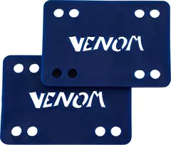 Venom 1/8 Inch Risers Set of 2 Glow In The Dark Skateboard Riser Pads