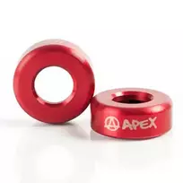 Apex Bar-Ends – juodi anoduoto aliuminio paspirtuko vairo galų kištukai (pora)