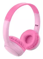Belkin SoundForm Mini 2 Kids belaidės ausinės ant ausų su dėklu, rožinė
