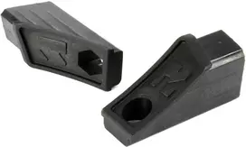 Root Industries Deck Rear Plugs - Juodos nailoninės stunto paspirtuko denio galinės užpildų pora