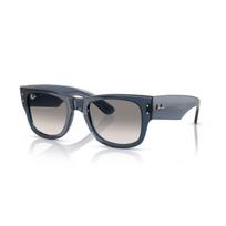 Ray-Ban Mega Wayfarer akiniai | Transparent Dark Grey - Clear Gradient Grey