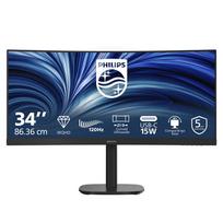 Monitor Philips 86,4cm (34,0") 2xHDMI+DP+USB Black | 34B2N3500C/00 | 8721038007800