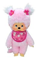 MONCHHICHI  Klasikinė beždžionėlė su sakurų seilinuku, 20 cm