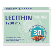 LECITHIN SIROMED 1200 mg, 30 kapsulių