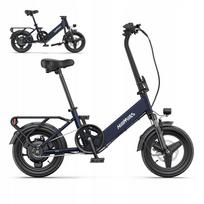 Elektrinis dviratis HillMiles Mile1, 250W, 36V 10,4Ah, 65 km, 25 km/val., 14", miesto
