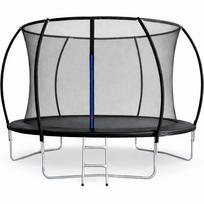 Sodo batutas ATLAS SPORT 244 cm su tinklu, 180 cm aukščio, kopėtėlės, apvalus