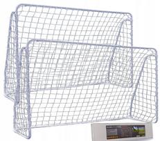 Futbolo vartai 240x150 cm, metaliniai, 2 vnt., su tinklu