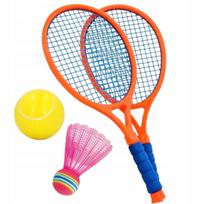 Badmintono rinkinys: raketės, plunksninukai, paplūdimiui