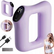 Vibruojantis diržas su šildymu, 5 lygiai, violetinis, 1200mAh baterija