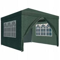 Sodo paviljonas 3x3 m su langais ir 4 sienomis