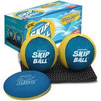 Vandens kamuoliukas „Ultimate Skip Ball“, geltonas ir mėlynas, paplūdimiui